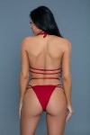 Artemesia Sexy Strappy Bikini in Red