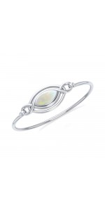 Celtic Knots Opal Bangle Bracelet