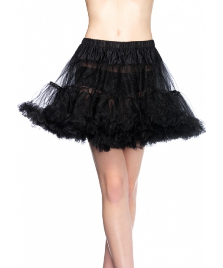 Layered Tulle Plus Size Petticoat in Many Colors with Elastic Waist