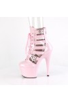 Adore-1013 Pink Cage Strap Gladiator Platform Sandal